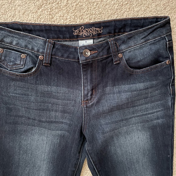 RARE Revolt VTG Flare/Bellbottom Jeans. Junior Size 9. Never worn. - Picture 6 of 15